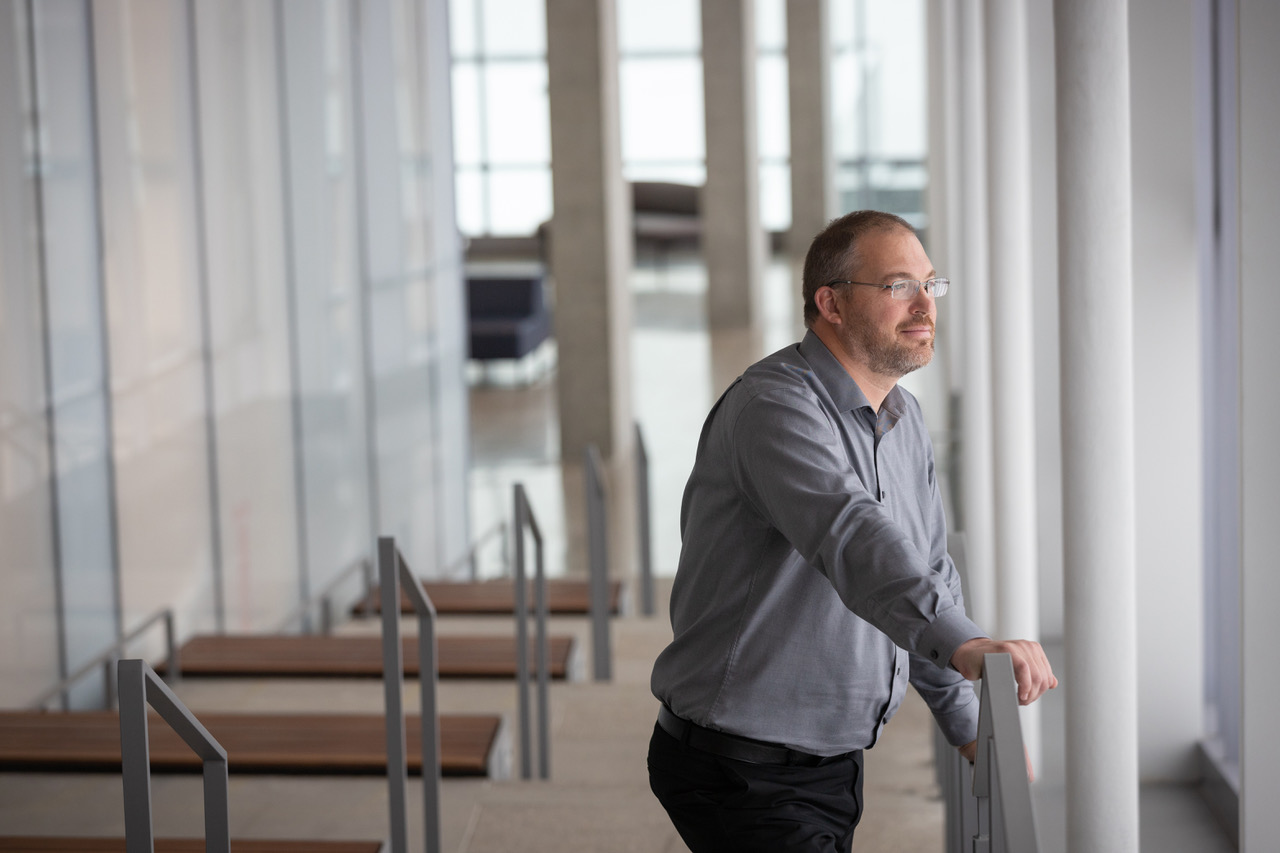 David Slomp in a university setting