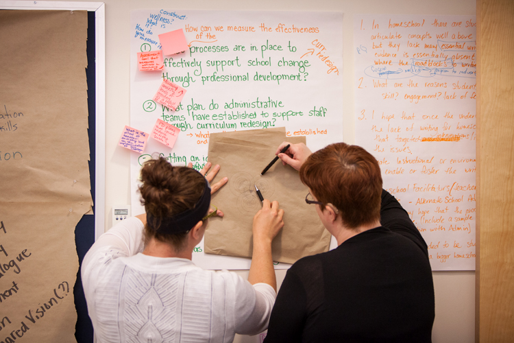 David Slomp facilitating a collaborative workshop